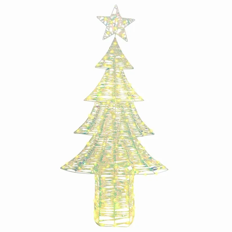 Árbol de Navidad - Árbol navideño con 240 LED cálido 180 cm PET