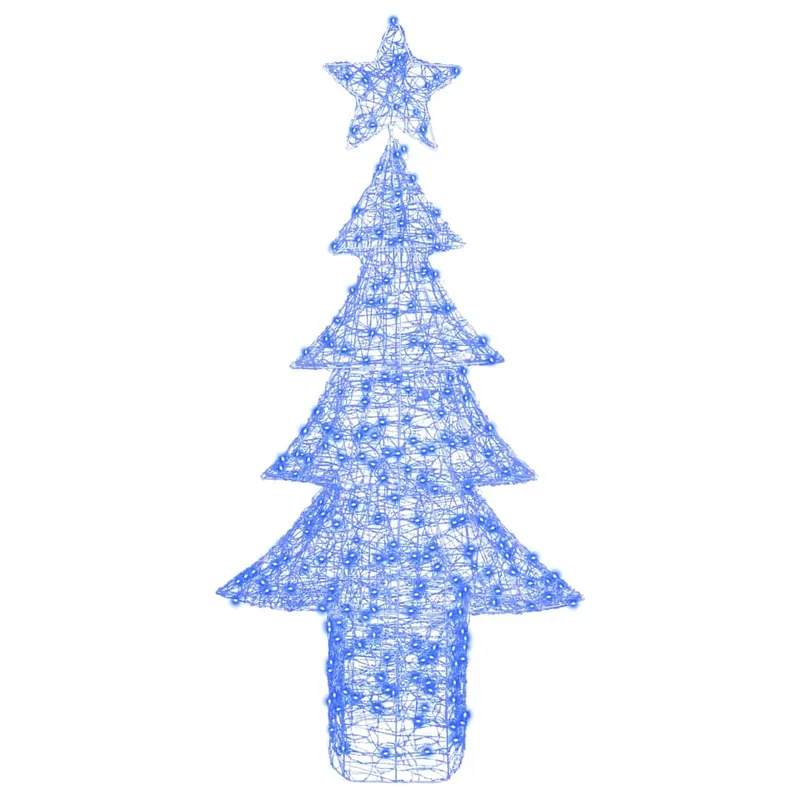 Árbol de Navidad - Árbol navideño con 240 LED Azul 180 cm Acrílico