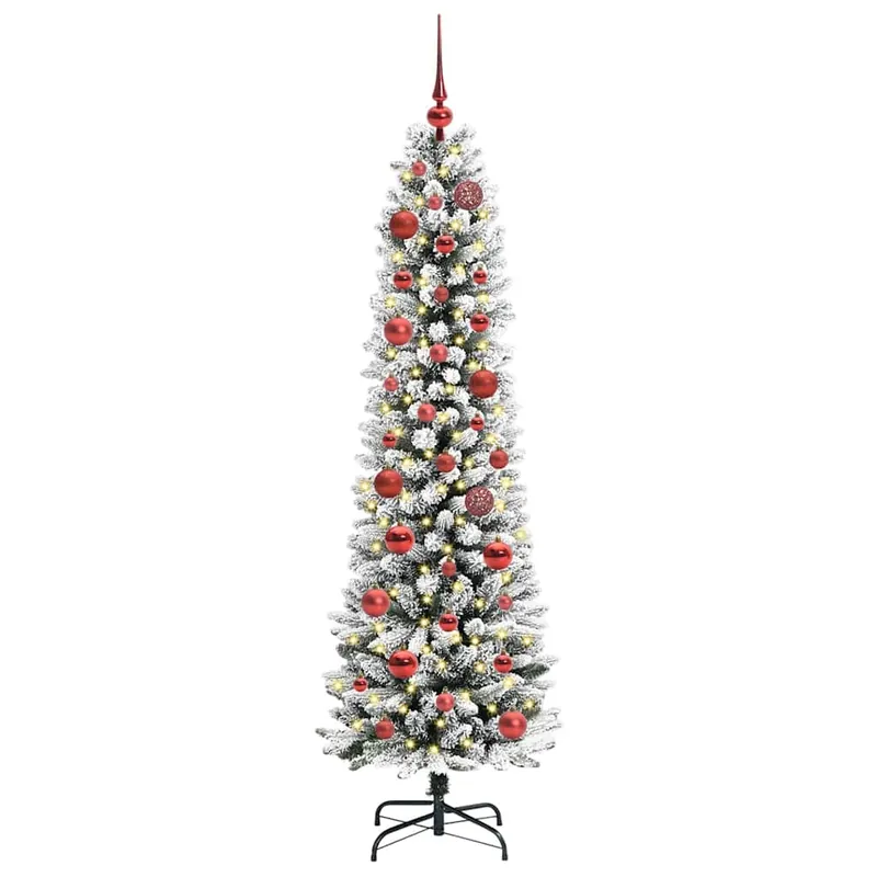 Árbol de Navidad - Árbol navideño artificial con 150 LED verde y 150 cm