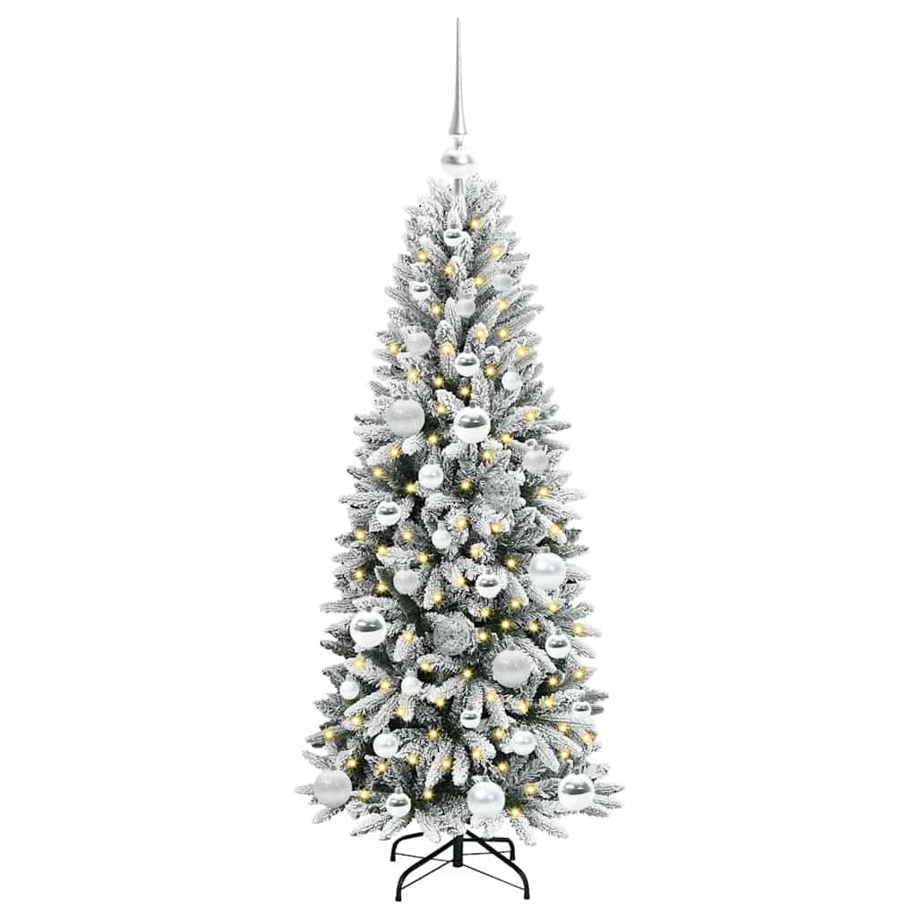Árbol de Navidad - Árbol navideño artificial con 150 LED 53 x 53 x 120 cm