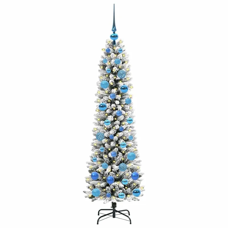 Árbol de Navidad - Árbol navideño artificial con 150 LED verde y 150 cm