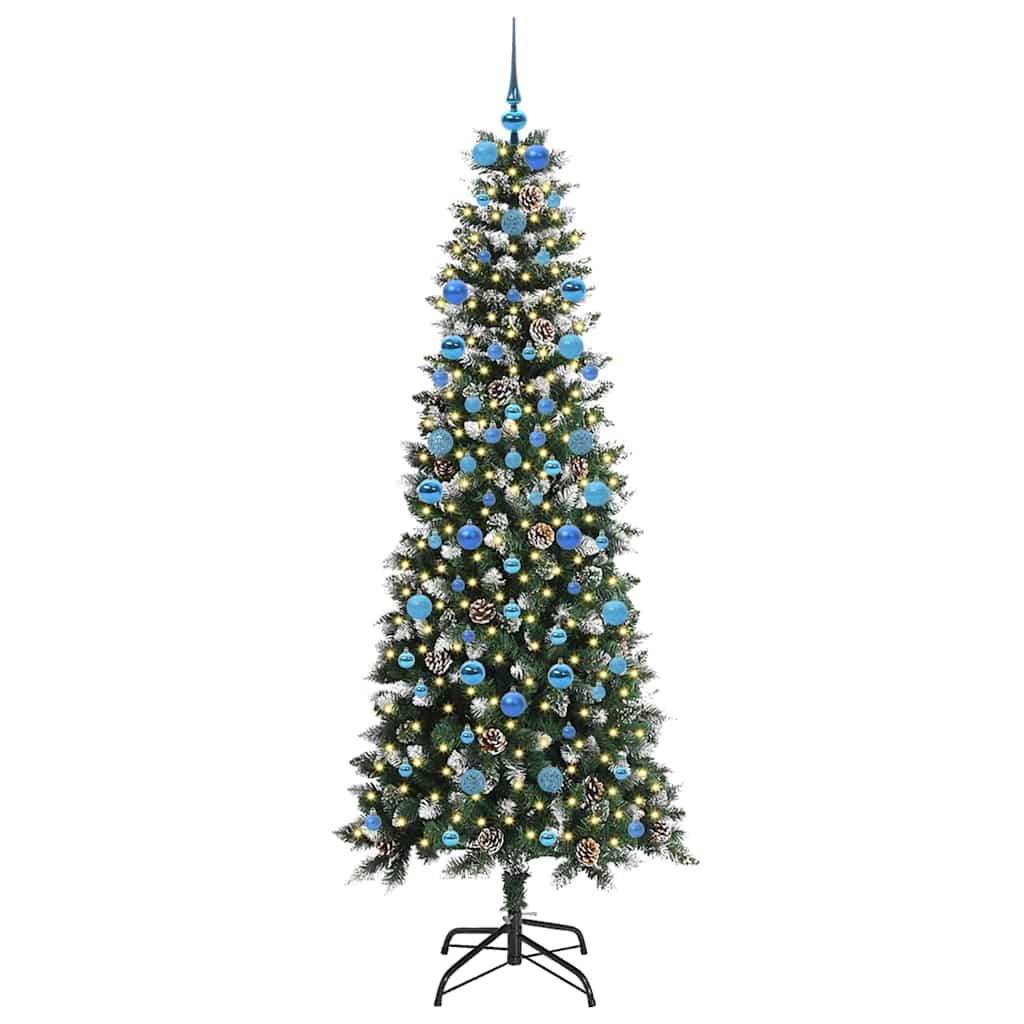 Árbol de Navidad - Árbol navideño artificial con 300 LED Verde 86 x 86 x 210 cm