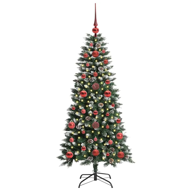 Árbol de Navidad - Árbol navideño artificial con 150 LED Verde 50 x 50 x 120 cm