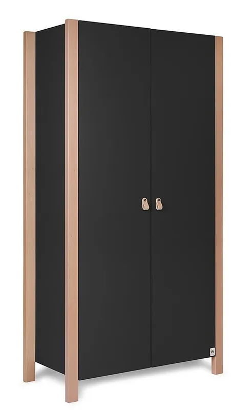 Armario Para Niños ETUDE CW96 2D3D6S 96x47x179 Negro - Bebé