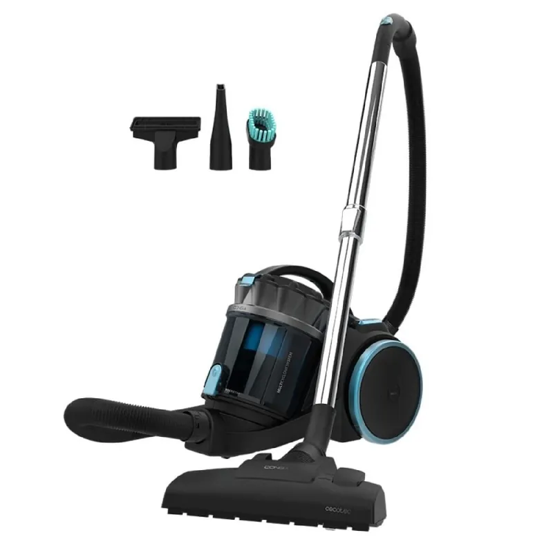Aspirador de trineo Conga Rockstar Multicyclonic XL sin bolsa 800W 4L negro - Electrodomésticos