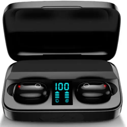 AURA10SNEGRO Auriculares Inalambricos Bluetooth Inalámbricos compatible con Samsung Huawei Xiaomi Iphone Negro - Electrónica