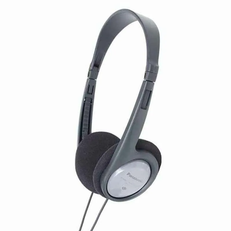 Auriculares de Diadema Panasonic Corp. RPHT090EH Plateado Con cable Negro Gris Plata Externo circumaurales Neodimio 16 Hz-22kHz