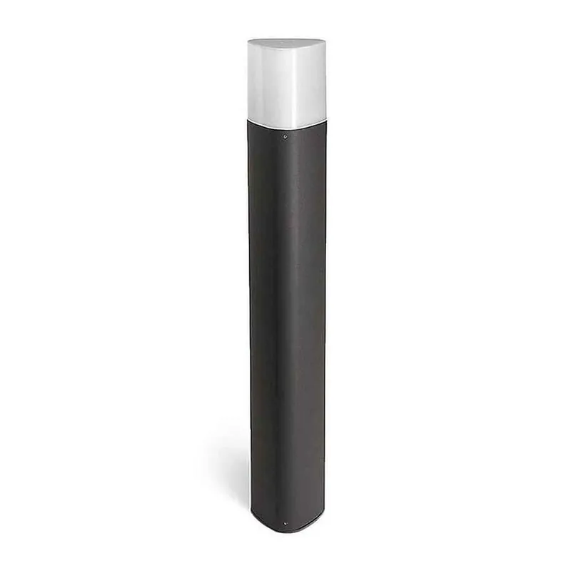 baliza para exterior aluminio color gris serie mandela 12.8cm - Decoración