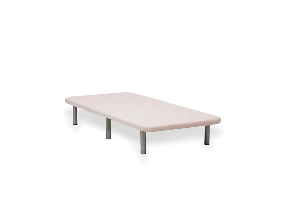 Base de cama tapizada 3D beige 90x190cm - Descanso