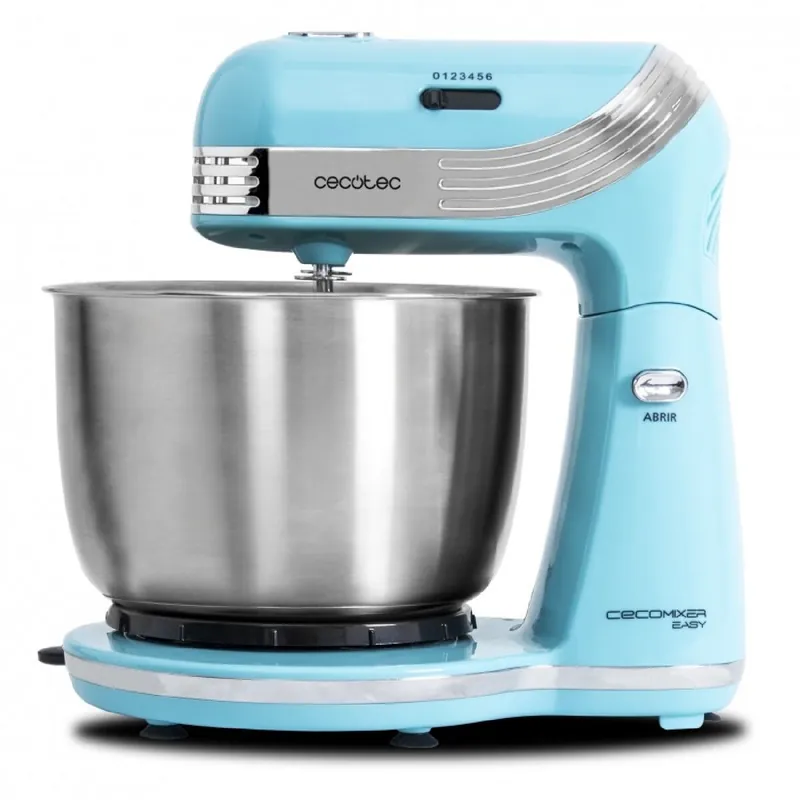 Batidora amasadora Cecotec Cecomixer Easy 3L 5 funciones inox/turquesa - Electrodomésticos