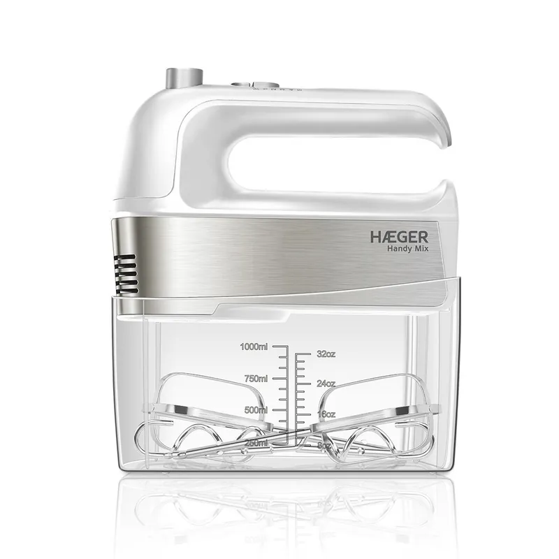Batidora Amasadora com Vaso Medidor HAEGER HANDY MIX 300W 5 velocidades - Electrodomésticos
