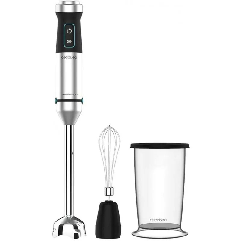 Batidora de mano Cecotec Power TitanBlack 1500 XL Cream 1500W negro/inox - Electrodomésticos