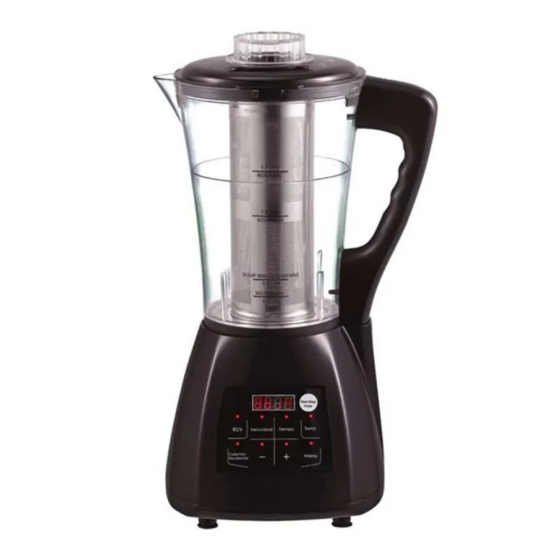 Batidora de Vaso Newlux Negro Programable, 1.7L, 5 Vel - Electrodomésticos