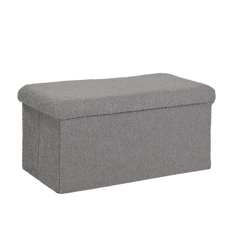 Baúl plegable TEDDY 38x38x76cm color blanco - Decoración