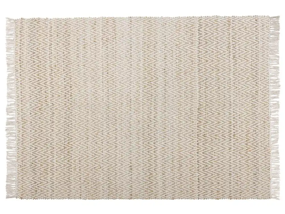 Alfombra AFRIN Beige 140 x 200 cm Yute - Textil