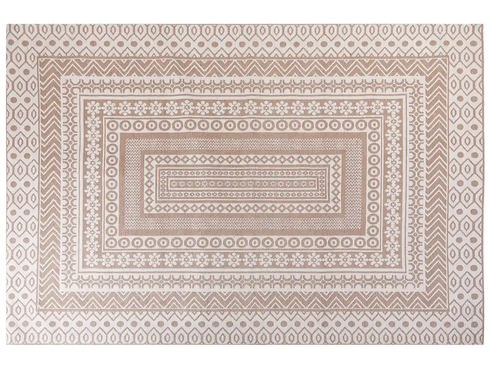 Alfombra BAGLAR Blanco 200 x 300 cm Yute - Textil