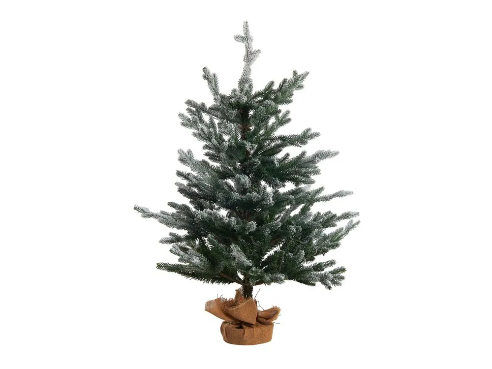 Árbol de Navidad nevado RINGROSE 90 cm Verde - Decoración