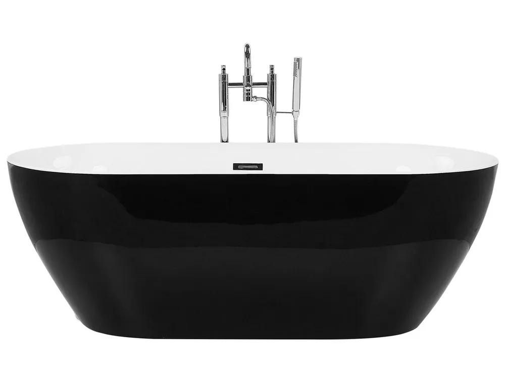 Bañera independiente CARRERA 170 x 80 cm Negro - Baño