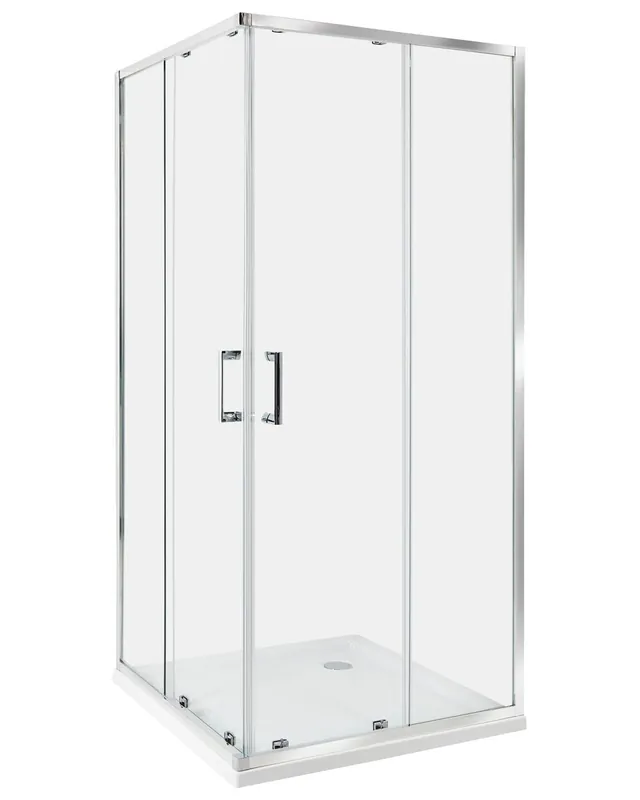 Cabina de ducha TELA 80 x 80 x 185 cm Plateado - Baño