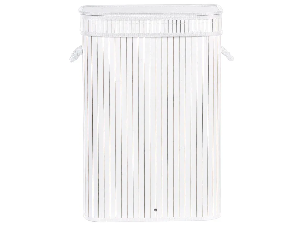 Cesta KALUTARA Madera de bambú Blanco - Baño