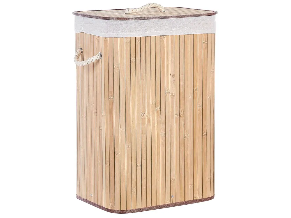 Cesta KOMARI Madera de bambú Marrón claro - Baño