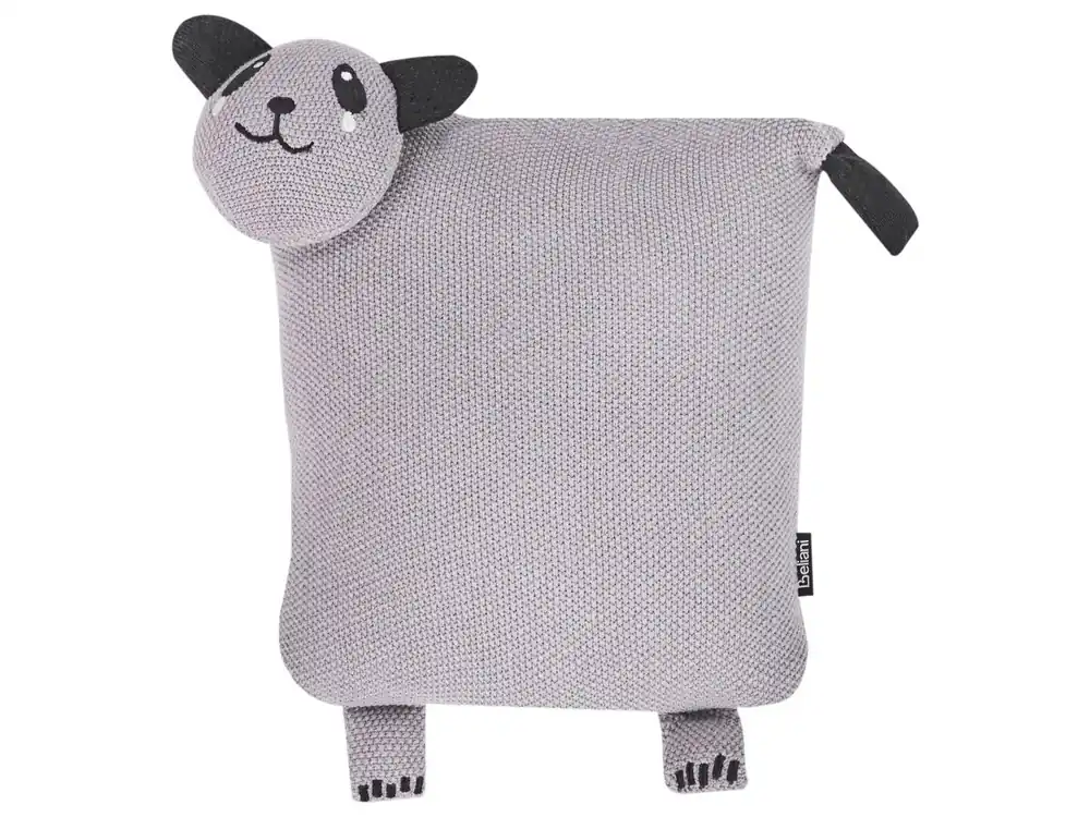 Conjunto de 2 cojines decorativos SHADOOR Algodón 35 x 35 cm Gris Panda - Bebé