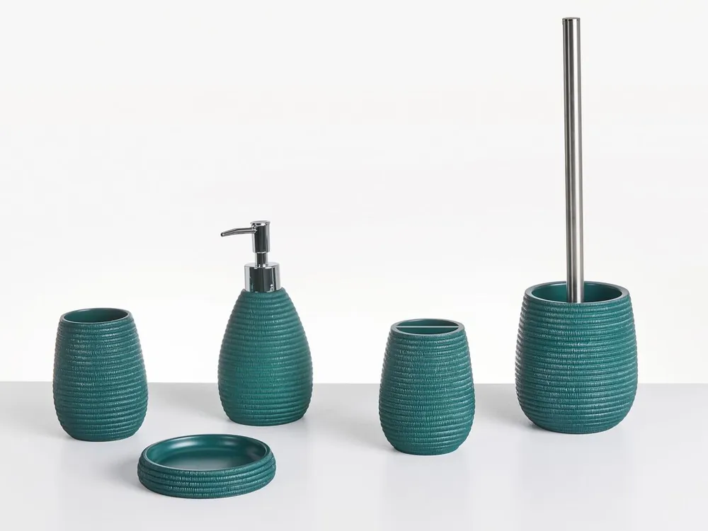 Conjunto de 5 accesorios de baño QUILCA Azul oscuro
