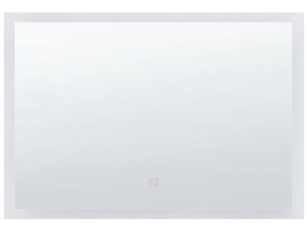 Espejo LED de baño ADOUR 80 cm 60 cm Plateado