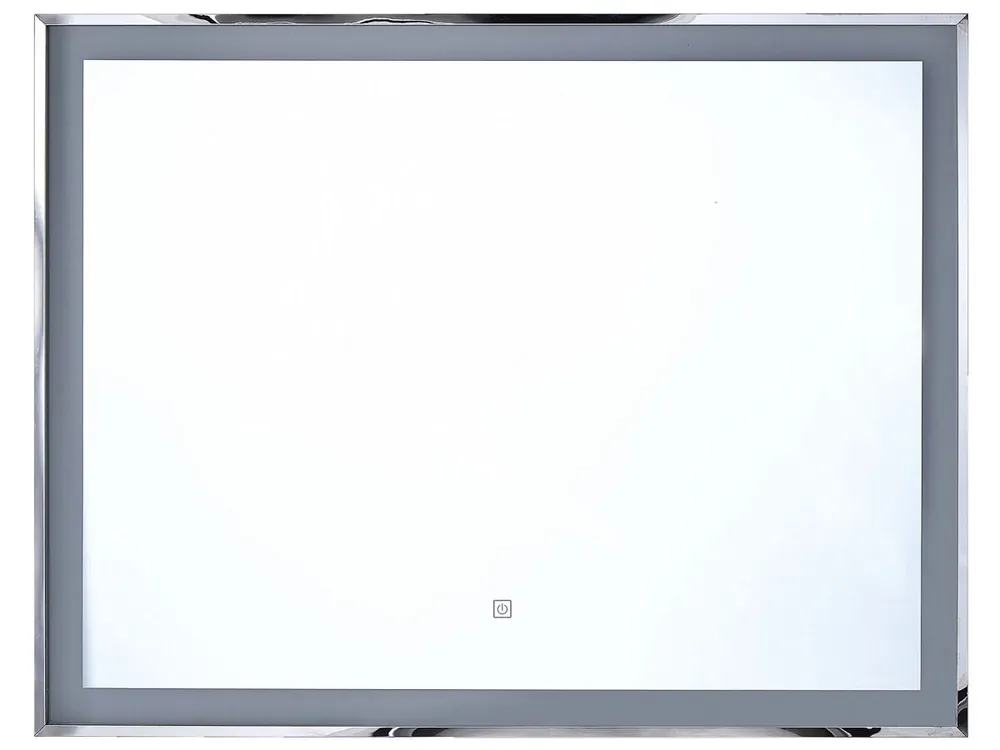 Espejo LED de baño ARGENS 90 cm 70 cm Plateado