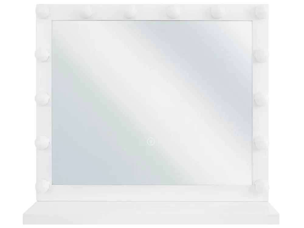 Espejo de tocador LED BEAUVOIR Blanco - Baño