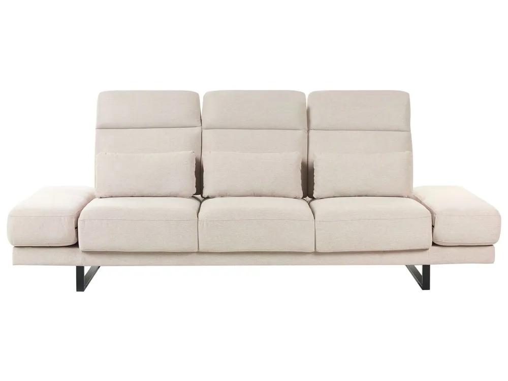 IKAST Tela Blanco crema 3 plazas - Sofás sillones puffs