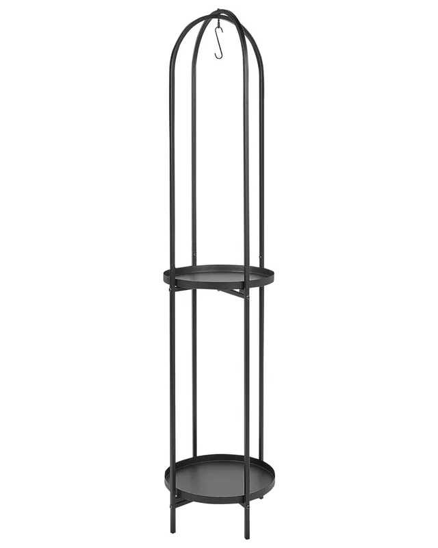 Soporte para macetas TAMARIX Metal 35 cm Negro - Decoración