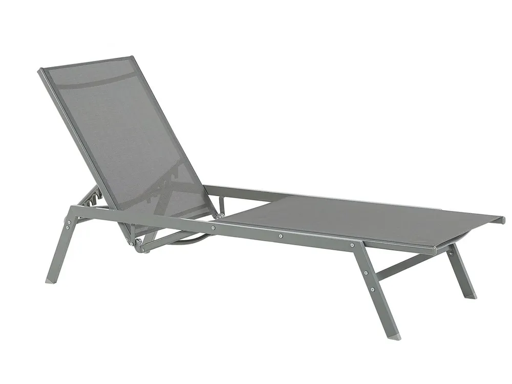 Tumbona VERNAZZA Metal Gris - Jardín