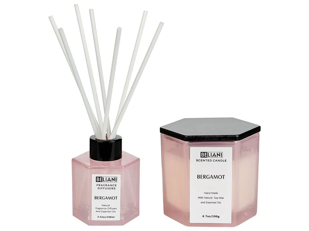 Vela aromática con difusor de fragancia CLASSY TINT Cera de soja Notas afrutadas - Decoración