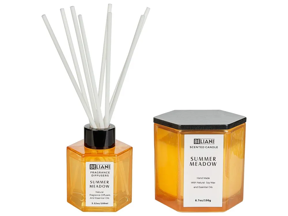 Vela aromática con difusor de fragancia CLASSY TINT Cera de soja Notas frescas - Decoración