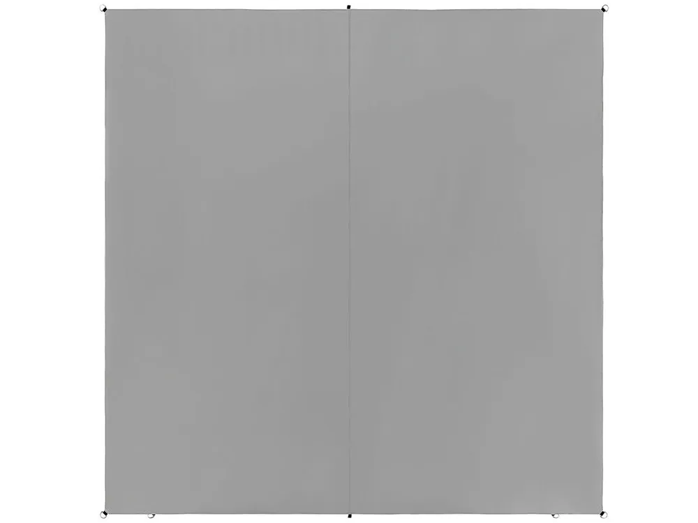 Toldo vela LUKKA 300 cm 300 cm Gris - Jardín