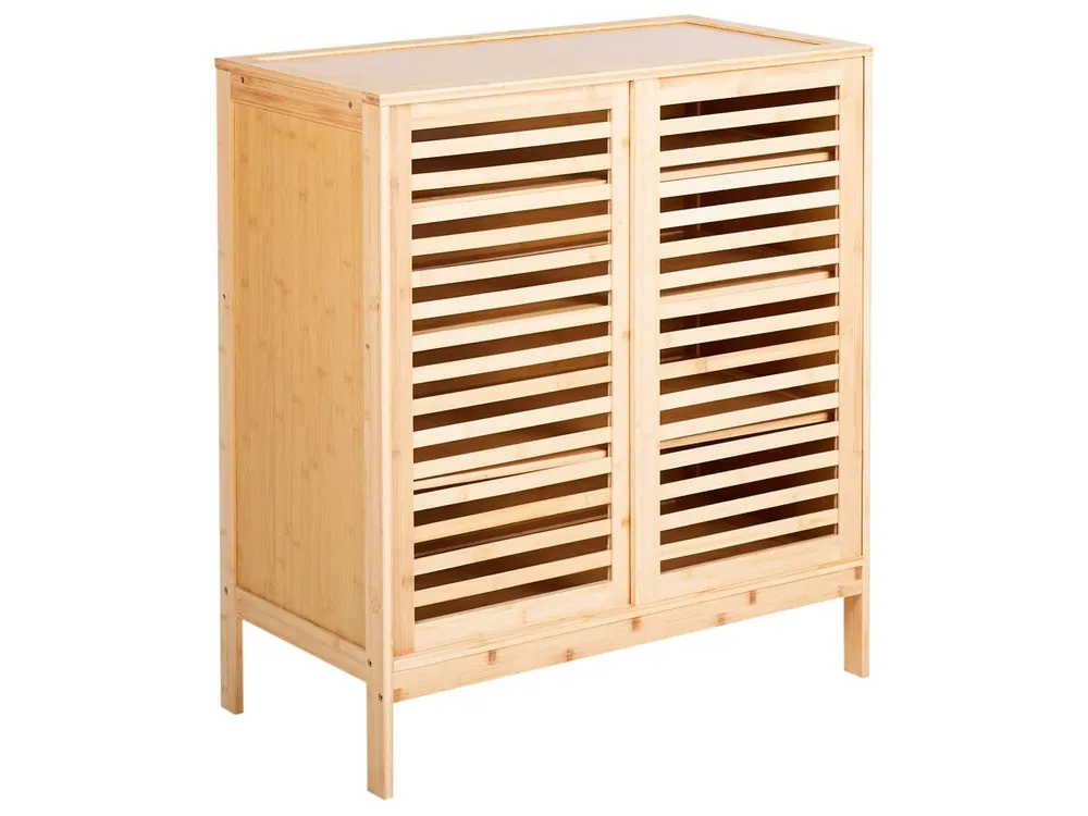 Zapatero MIDWOOD Madera de bambú Marrón claro - Muebles