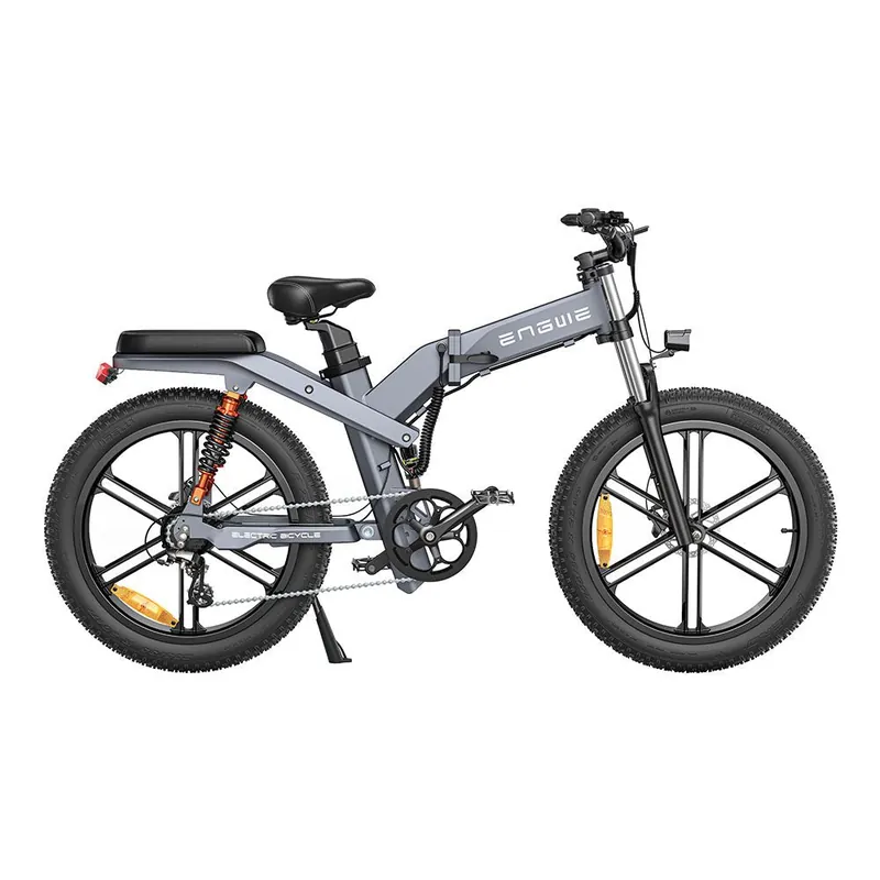 E-bike Potente ENGWE X26 - Motor 1000W, Batería 1401.6WH, Autonomía 100KM, Color Gris