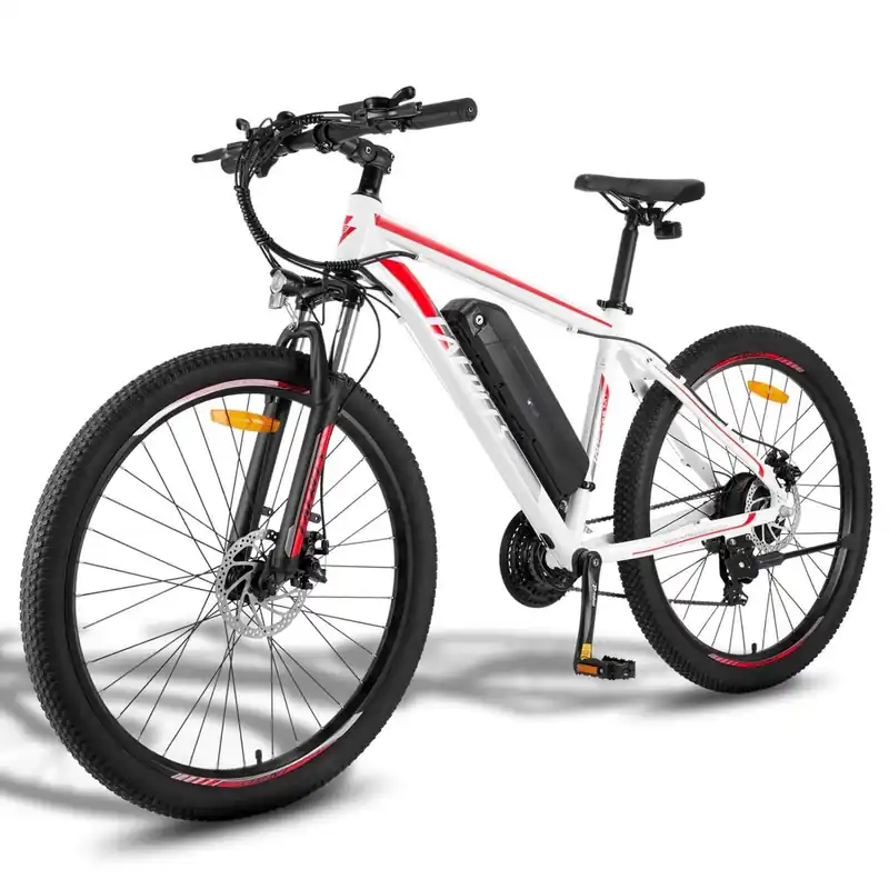 Bicicleta Eléctrica | FAFREES | F28 MT | 250W 36V15Ah 27,5" Disco - Blanco-Rojo