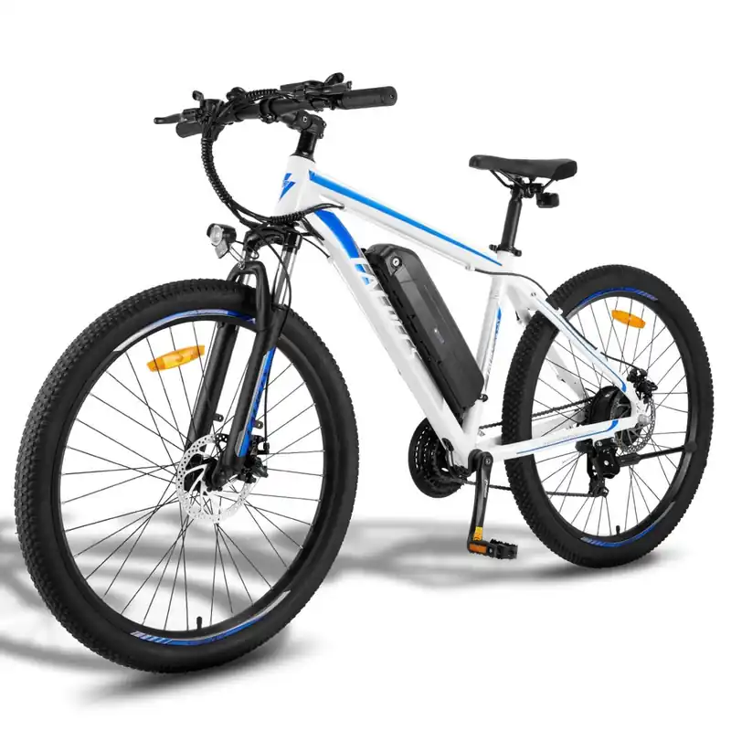 Bicicleta Eléctrica | FAFREES | F28 MT | 250W 36V15Ah 27,5" Disco - Blanco-Azul