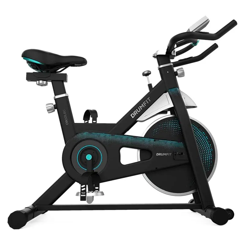Bicicleta estática Cecotec DrumFit Indoor 13000 Delfos pantalla LCD + accesorios negro - Deporte