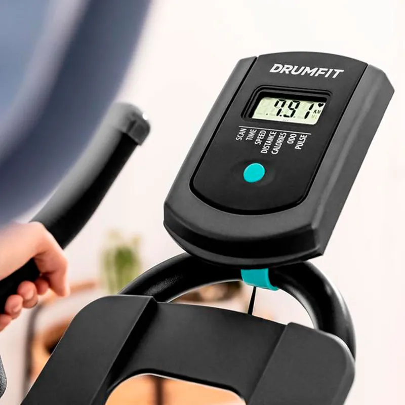 Bicicleta estática Cecotec DrumFit Indoor 23000 Kosmos Pro UltraFlex pantalla LCD negro - Deporte