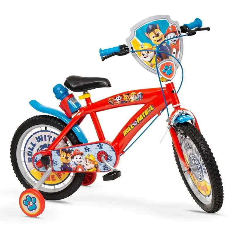 Bicicleta Infantil Toimsa TOI1678 Paw Patrol 16" Rojo Multicolor - Electrónica