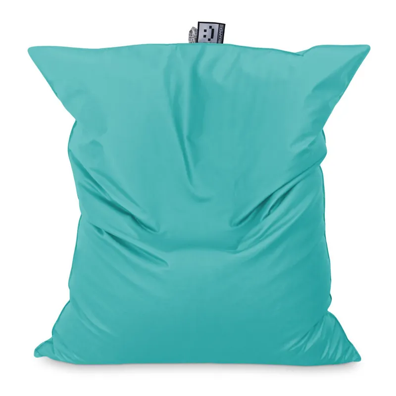 Big Puff Polipiel Gris Claro Happers HAPPERS - Sofás sillones puffs