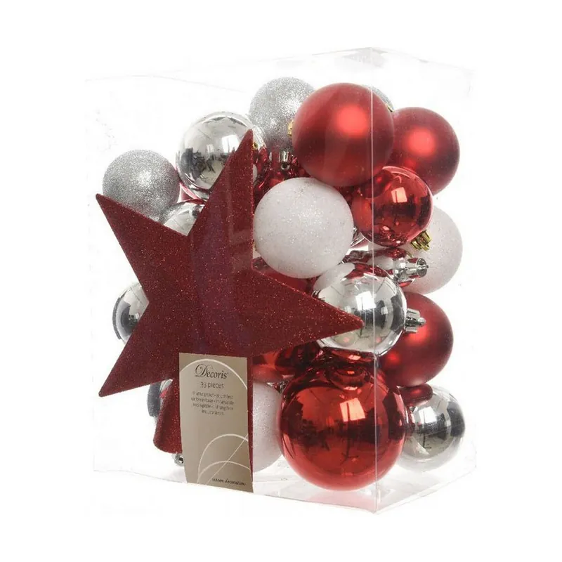 Bolas de Navidad Decoris Multicolor - Decoración