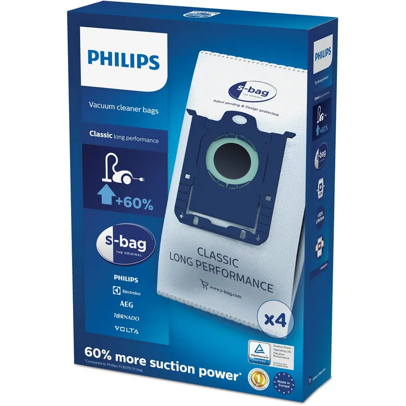 Bolsa de Recambio para Aspiradora Philips FC8021/03 4 uds - Electrodomésticos