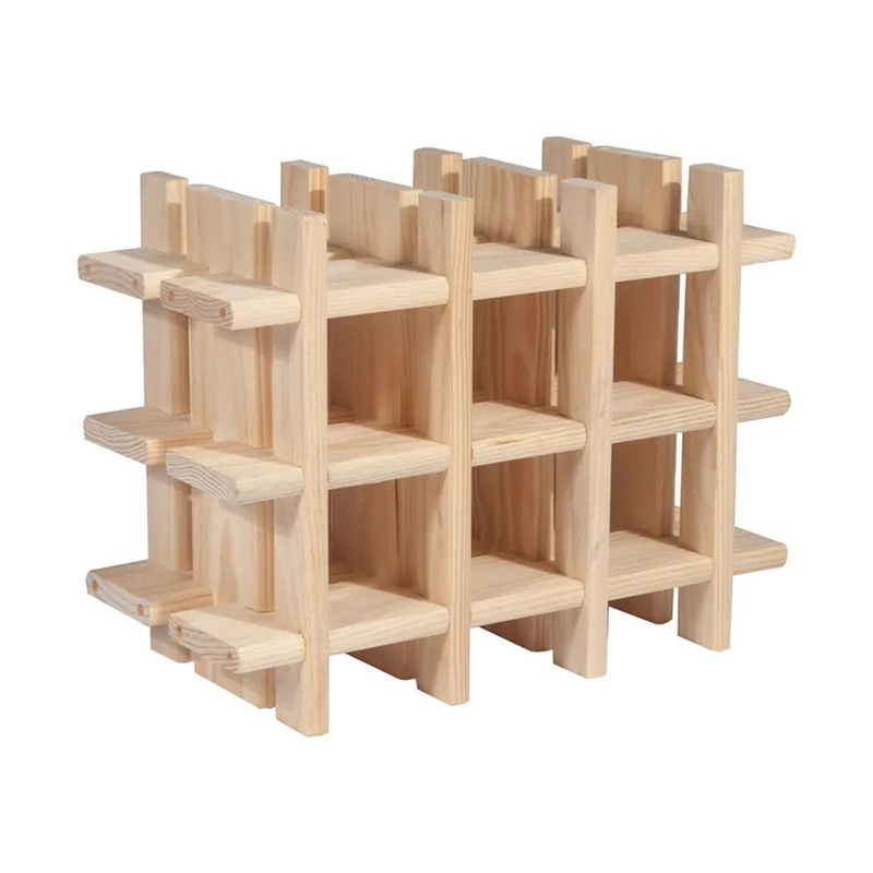 Botellero Astigarraga Evolutivo rioja Marrón Pino (43 x 22 x 32,5 cm) - Cocina