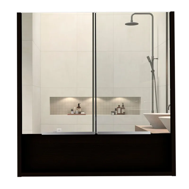 Botiquin Jaspe en Melamina, con espejos - Baño