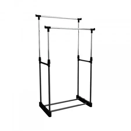 Burro Perchero Doble Steak Gris 74x42x157cm Thinia Home - Decoración