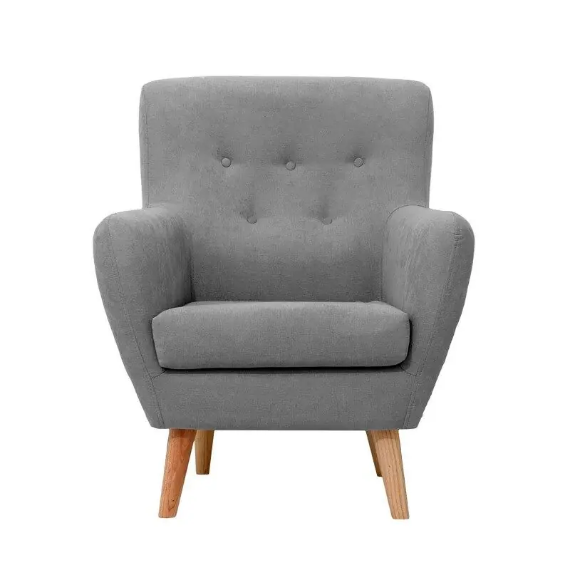 Butaca poliéster azul 90x75x67cm - Sofás sillones puffs